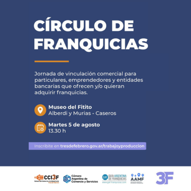 INSCRIBITE | Primer Círculo de Franquicias en Tres de Febrero